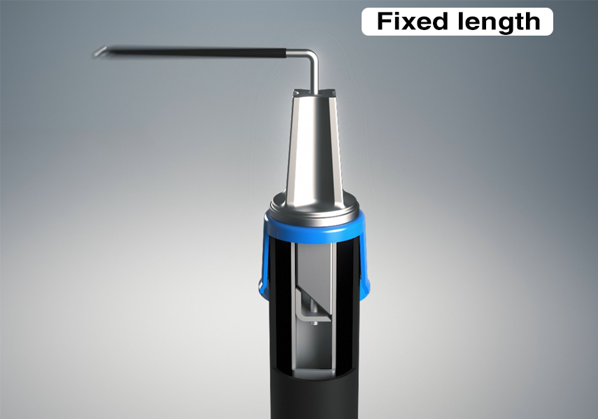 Fixed length extension spindle