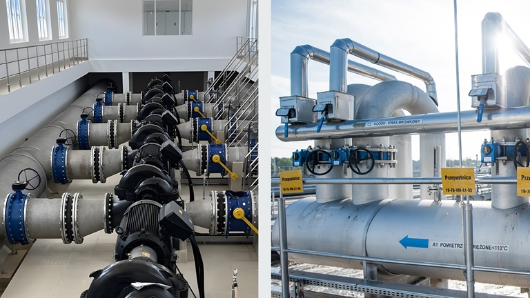 Usage of AVK butterfly valves with fixed liner