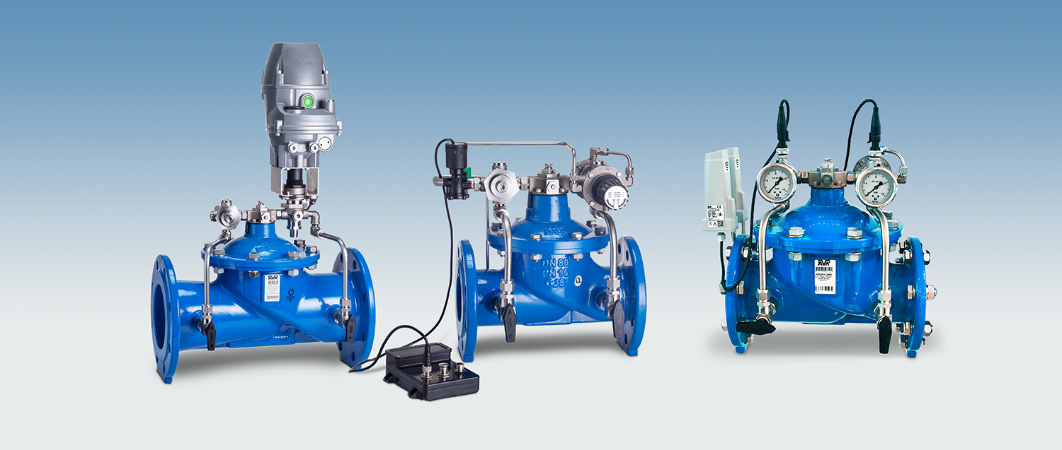 AVK control valve variants and configurations