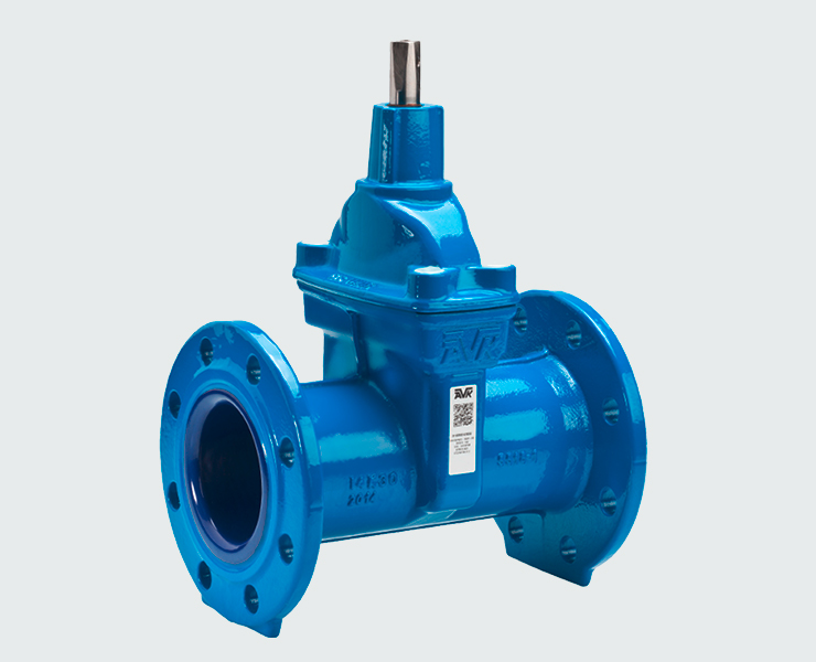 AVK valve with superior blue coating
