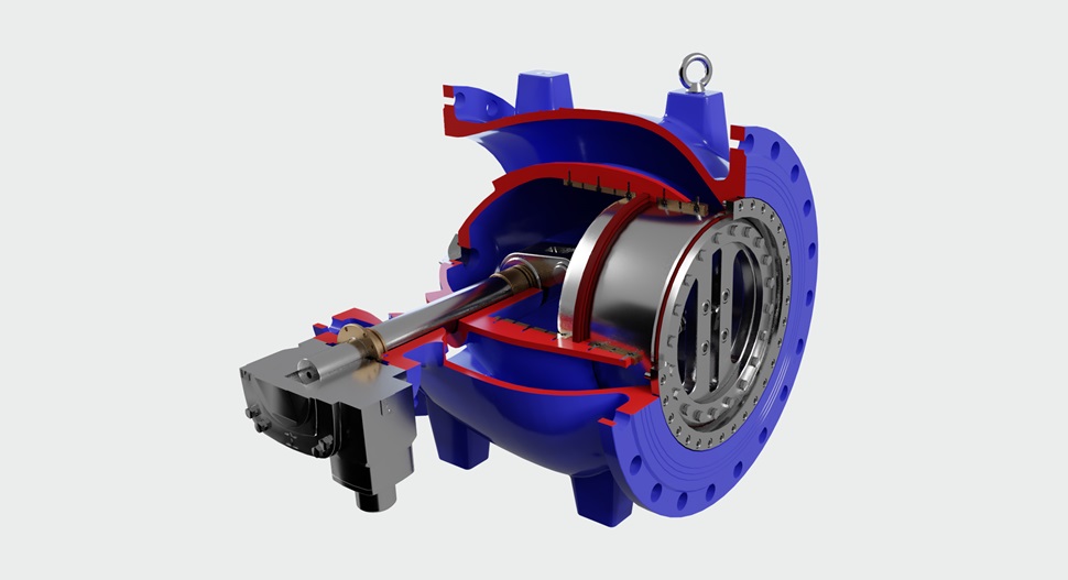 Needle valve cutaway model
