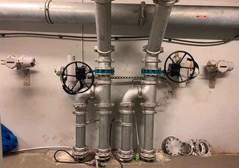 Butterfly valves fire fighting