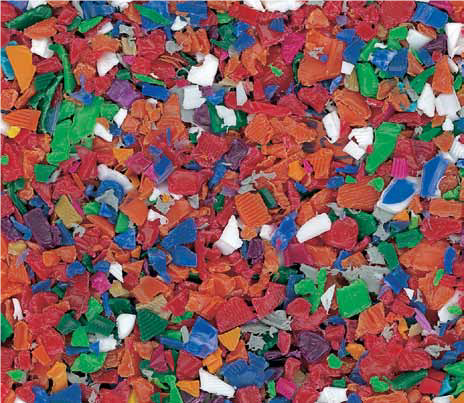 Recycling of plastic caps
